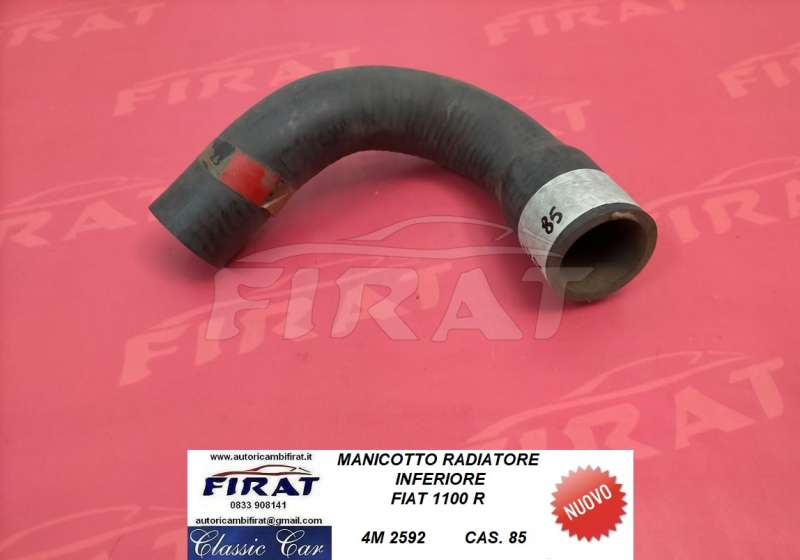 MANICOTTO RADIATORE FIAT 1100 R INF. (2592)